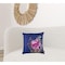 Homeroots Blue Flower Square Style Decorative Throw Pillow Cover 18 x 18 in. 355487 - alternate 7
